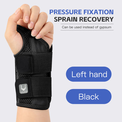 Wrist Brace for Carpal Tunnel — Hand Support with Splints for Arthritis, Tendonitis, Sprains, and Wrist Pain