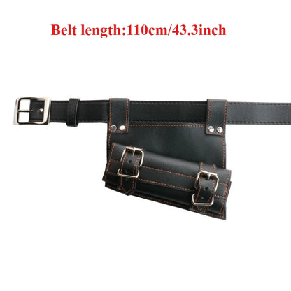 Anime Demon Cosplay Katana Belt & Sword Holster – 1/2/3 Tier Waist Holder for Japanese Samurai Knife & Real Size Sword Decor