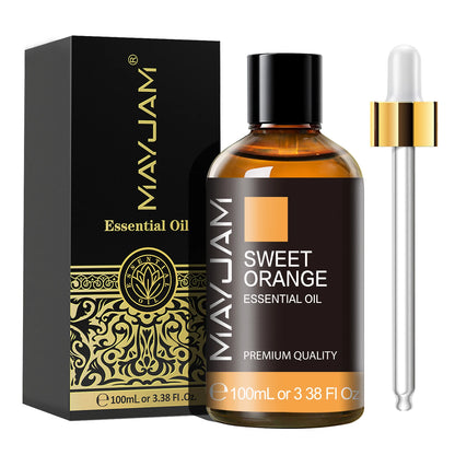 MAYJAM 100ml Essential Oil with Dropper - Sandalwood, Lavender, Eucalyptus & Vanilla for Humidifiers & Candles