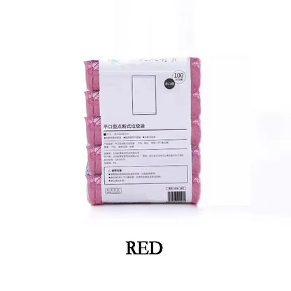 5 Rolls (100PCS) Disposable Trash Bags – Household Kitchen Garbage Bags for Storage & Cleaning