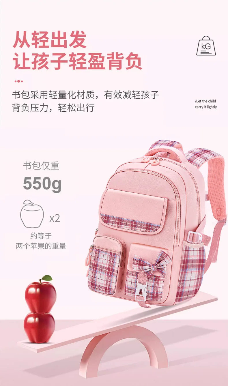 Children’s Princess School Backpack | Orthopedic Satchel for Girls, Primary School Book Bag & Knapsack