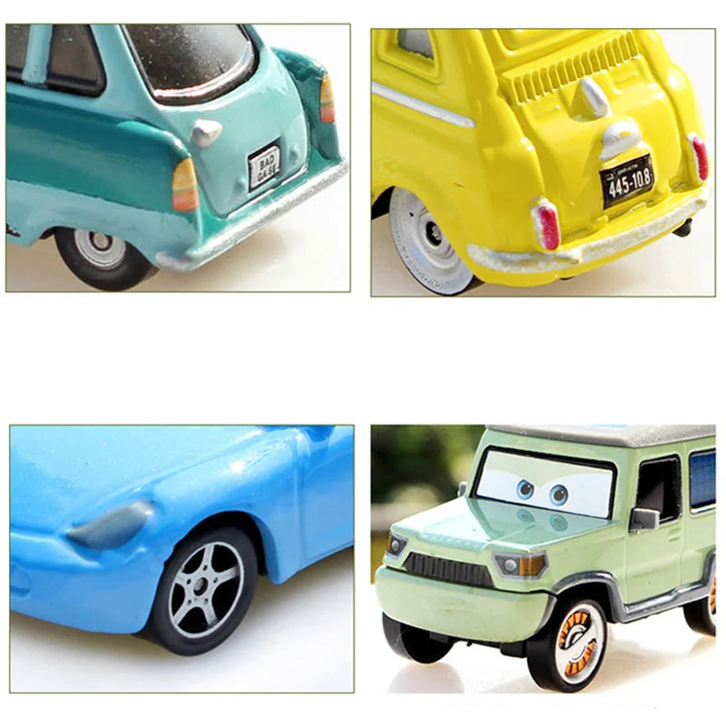 Disney Pixar Cars 3 Lightning McQueen & Mater Model Collection – 1:55 Diecast Alloy Car Toys for Children, Gift