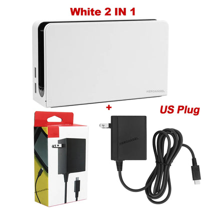 New Charging Dock Adapter for Nintendo Switch OLED – TV Dock Station Stand for Switch OLED Console