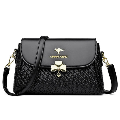 Luxury Women’s Designer Handbags – 2025 Soft Knitting Leather Crossbody Shoulder Bag