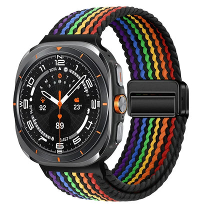 Magnetic Nylon Strap for Samsung Galaxy Watch Ultra 47mm – Adjustable Loop Bracelet Band Accessory