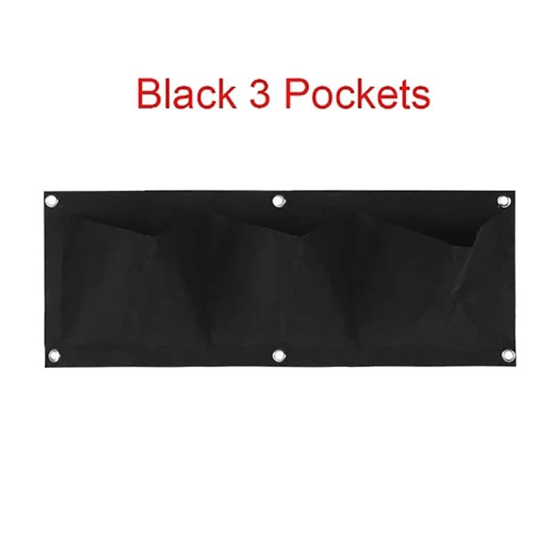 Wall Hanging Planting Bag – Multi-Pocket Vertical Garden Planter for Vegetables, Flowers, and Bonsai