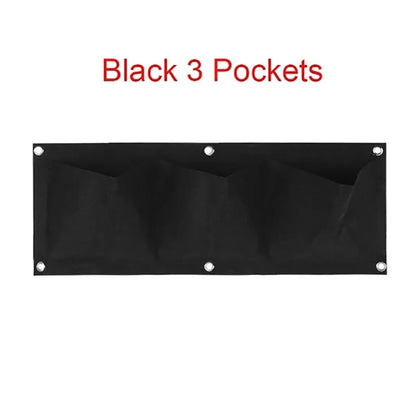 Wall Hanging Planting Bag – Multi-Pocket Vertical Garden Planter for Vegetables, Flowers, and Bonsai