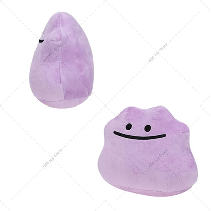 3 Styles Anime Pokémon Plush Dolls – Ditto, Cos, Gengar Stuffed Toys for Kids Birthday Gifts