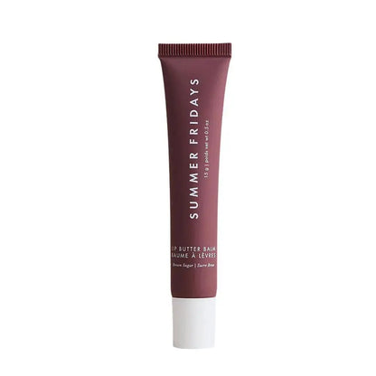 Summer Fridays Vanilla Beige Lip Balm Set – Moisturizing Lip Gloss & Transparent Lipstick with Soft Tube & Mirror
