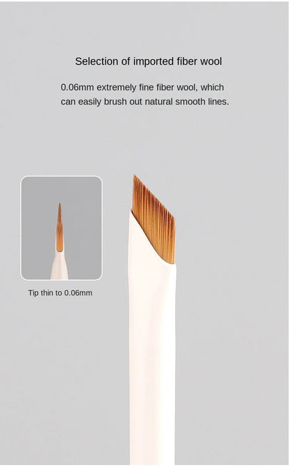 Upgrade Blade Eyeliner Brush | Ultra-Thin Fine Angle Flat Brush for Eyebrows & Under-Eye Makeup | Precise Detail White Brush