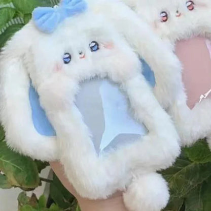 Little Devil Plush Card Holder - Cute Student ID, Bus Card & Photo Card Protector Pendant Case