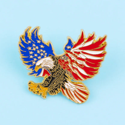 250th Anniversary Eagle Enamel Pin - Patriotic USA Lapel Badge Brooch for Backpacks, Clothing, and Gifts