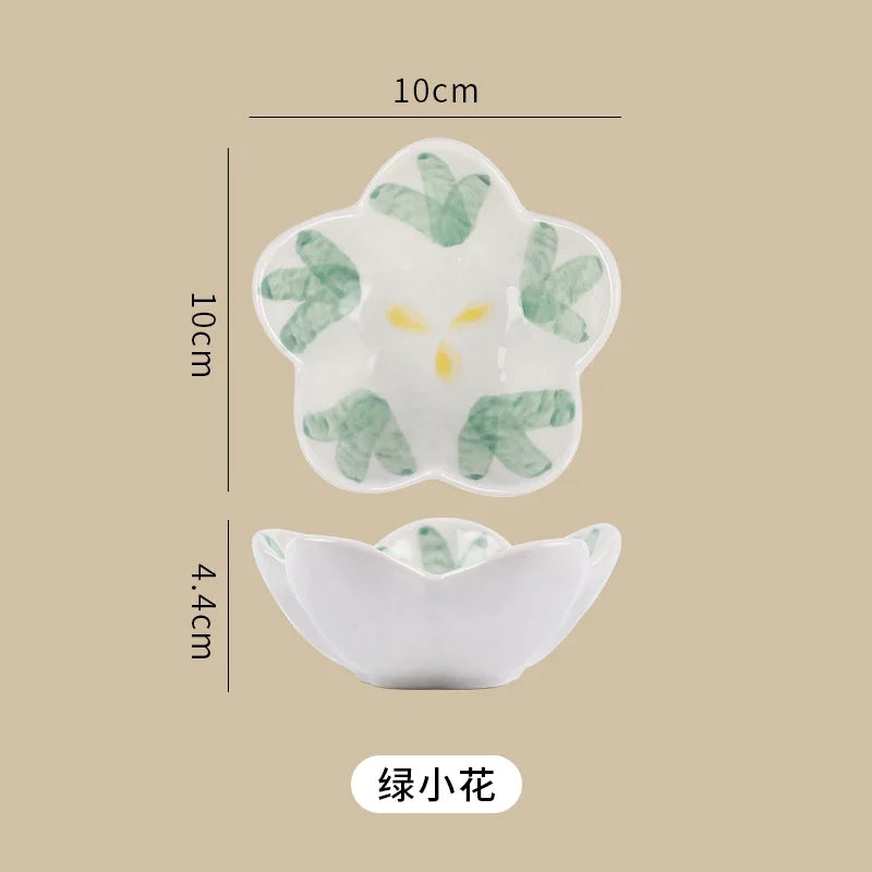 Ceramic Cute Cloud Dipping Sauce Dish — Hot Pot Seasoning Bowl, Soy Vinegar Plate, Salad & Dessert Tableware for Kitchen