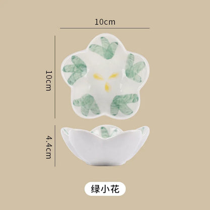 Ceramic Cute Cloud Dipping Sauce Dish — Hot Pot Seasoning Bowl, Soy Vinegar Plate, Salad & Dessert Tableware for Kitchen