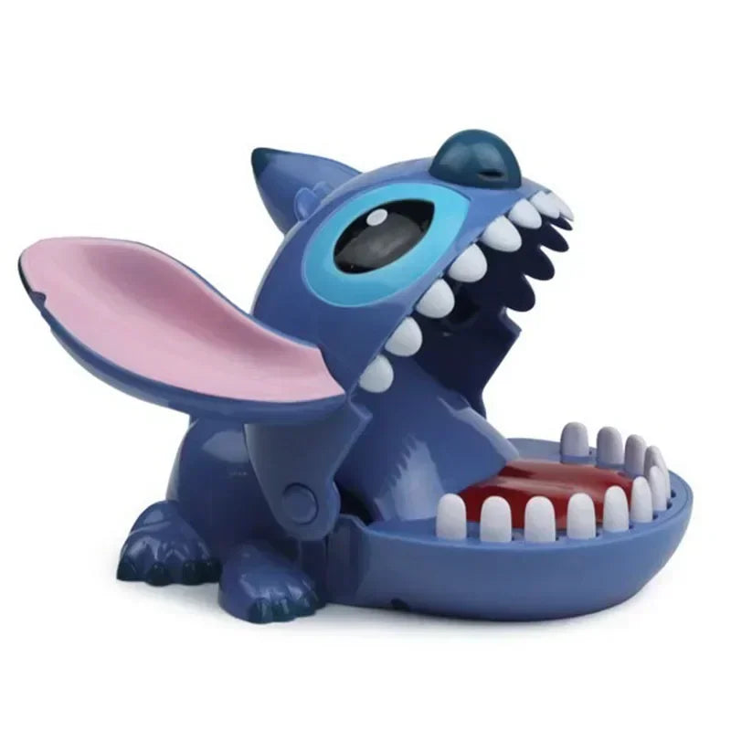 Disney Stitch Bite Finger Figures - Anime Dentist Push Teeth Game, Funny Toy Model for Kids, Baby Birthday Gift