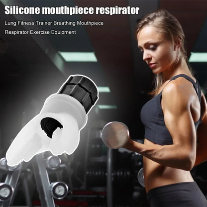 Portable Breath Fitness Exerciser: Lung Breathing Exercise Device for Endurance Workouts - Adjustable Resistances