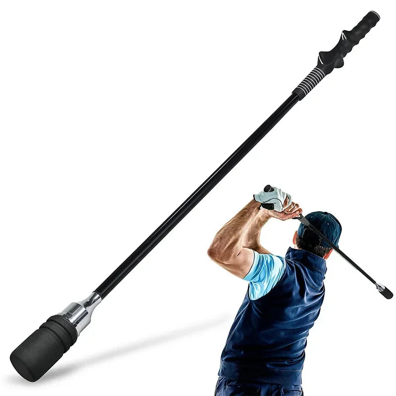 PGM Golf Swing Trainer – Indoor & Outdoor Practice Stick with Hand Grip TA031