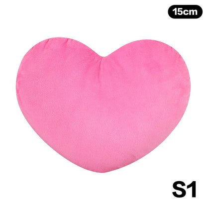 Cute Heart-Shaped Plush Pillow – Soft Sleeping Cushion for Living Room Decor, Valentine’s Day Gifts, Comfortable Sofa Pillow (15/20/30cm)