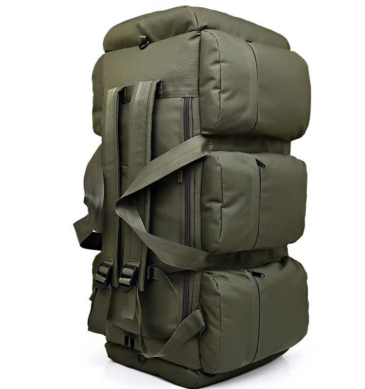100L Large Travel Backpack & Camping Bag - Tactical Hiking, Trekking & Carry-On Duffel for Men