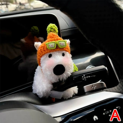 Cute Car Gear Shift Doll - Fun Dashboard, Rearview Mirror & Auto Decor Ornament
