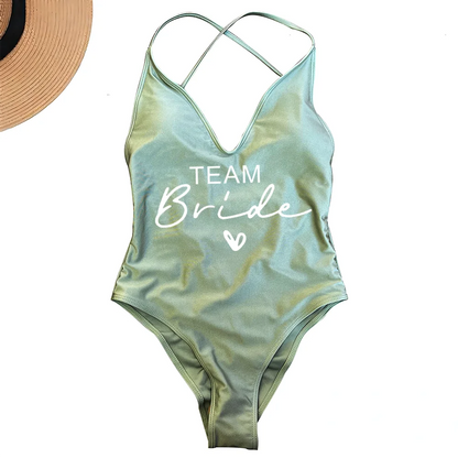 Women's Padded One Piece Swimsuit - Sexy Plus Size Beachwear Bathing Suit for Summer & Bachelorette Parties