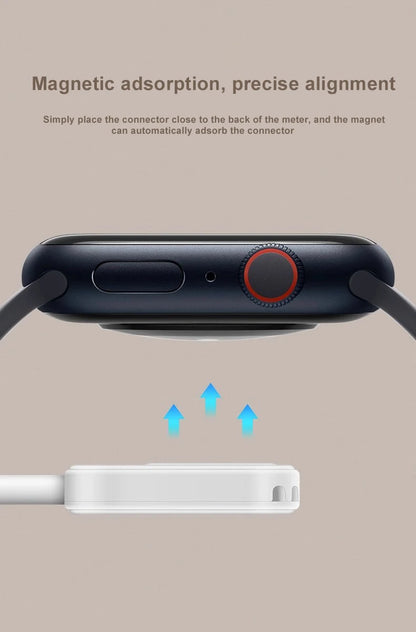Magnetic Wireless Fast Charger for Apple Watch – Type-C Cable Compatible with Series 9 to 1 & SE