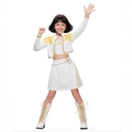 Girls Zoey Rumi Cosplay Costume – Kids Mira Outfit for Stage Performance, Halloween & Animated Movie Dress-Up