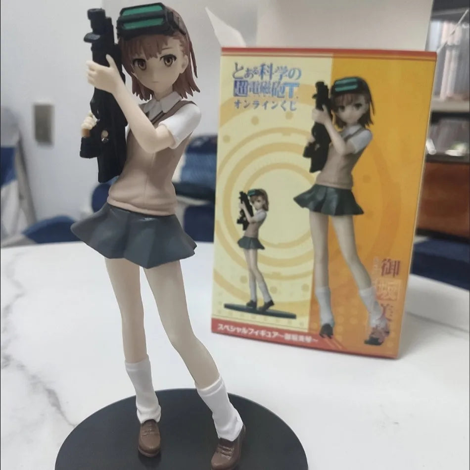 17cm Misaka Mikoto Anime Figure — A Certain Magical Index & Railgun PVC Action Toy, Cartoon Collectible Gift
