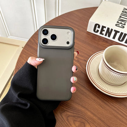 Luxury Clear Matte iPhone Case - Transparent Candy Color Soft Silicone Protective Cover