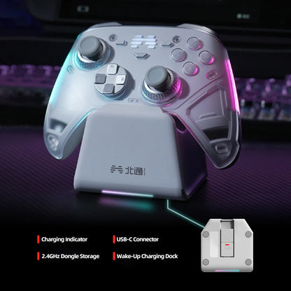 BEITONG KP20/KP40/KP70 Controller Charging Dock - Gamepad Charging Station with LED Indicator & 2.4GHz Dongle Storage