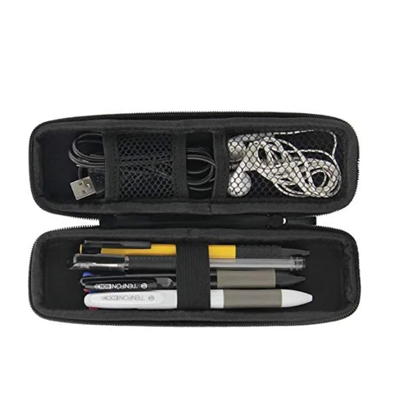 Apple Pencil Protective Storage Case: EVA Sleeve for iPencil 2 with Hard Shell Carry Bag - Stylus Pen Pouch Accessory for Cable and Enhanced Protection