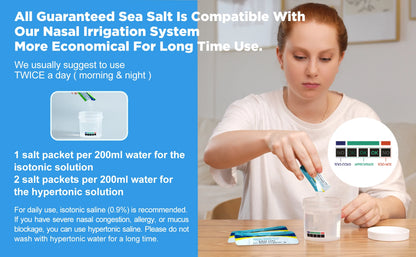 Electric Nasal Irrigation System – Includes 50 SaltPods, Nose Washer & Sinus Rinse Cleaner for Congestion Relief