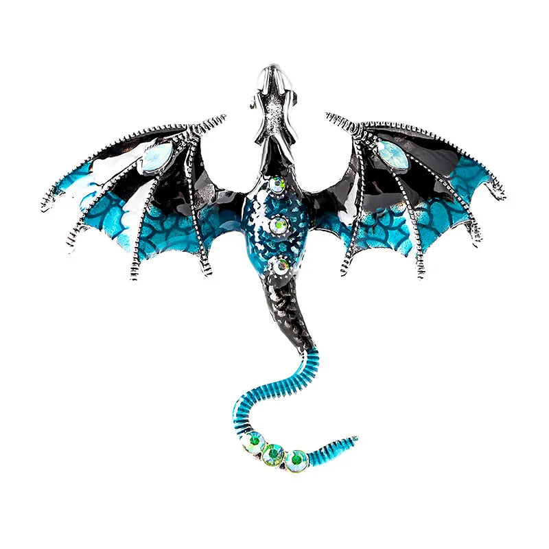 Fly Dragon Enamel Lapel Pins - Brooch for Jeans, Backpacks | Jewelry Clothing Badges | Wedding Gift & DIY Decor for Men