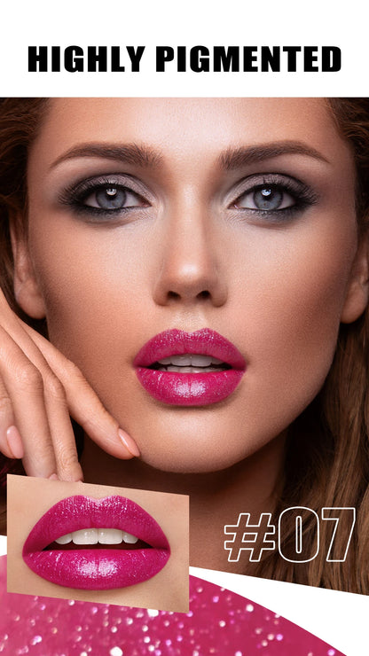 Diamond Pearlescent Lipstick – Waterproof, Long-Lasting Matte Velvet Lipstick with Non-Stick Shine for Sexy Red Lips          Ask ChatGPT