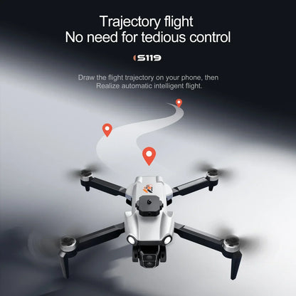 New S119 Mini Drone – 8K Dual Camera, 5G WIFI, Smart Obstacle Avoidance, FPV, Brushless Motor RC Quadcopter