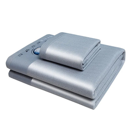 Cooling Bed Mat for Summer - Breathable Non-Slip Foldable Sleeping Pad with Pillowcase for Home