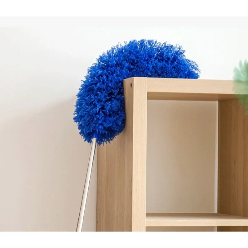 2.5m Spider Web Broom Set — 3-Pack Retractable Ceiling & Roof Dust Sweeper, Extended Dust Duster