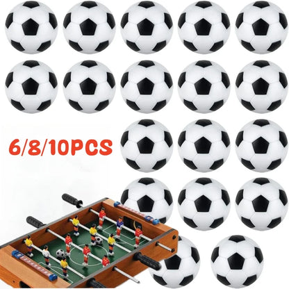 6/8/10pcs Foosball Table Balls – 32mm Replacement Soccer Balls for Tabletop Game Accessories