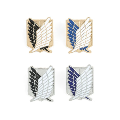 Attack on Titan Enamel Pin Badge - Anime Metal Lapel Pin for Bags, Backpacks & Fan Collectible Gift