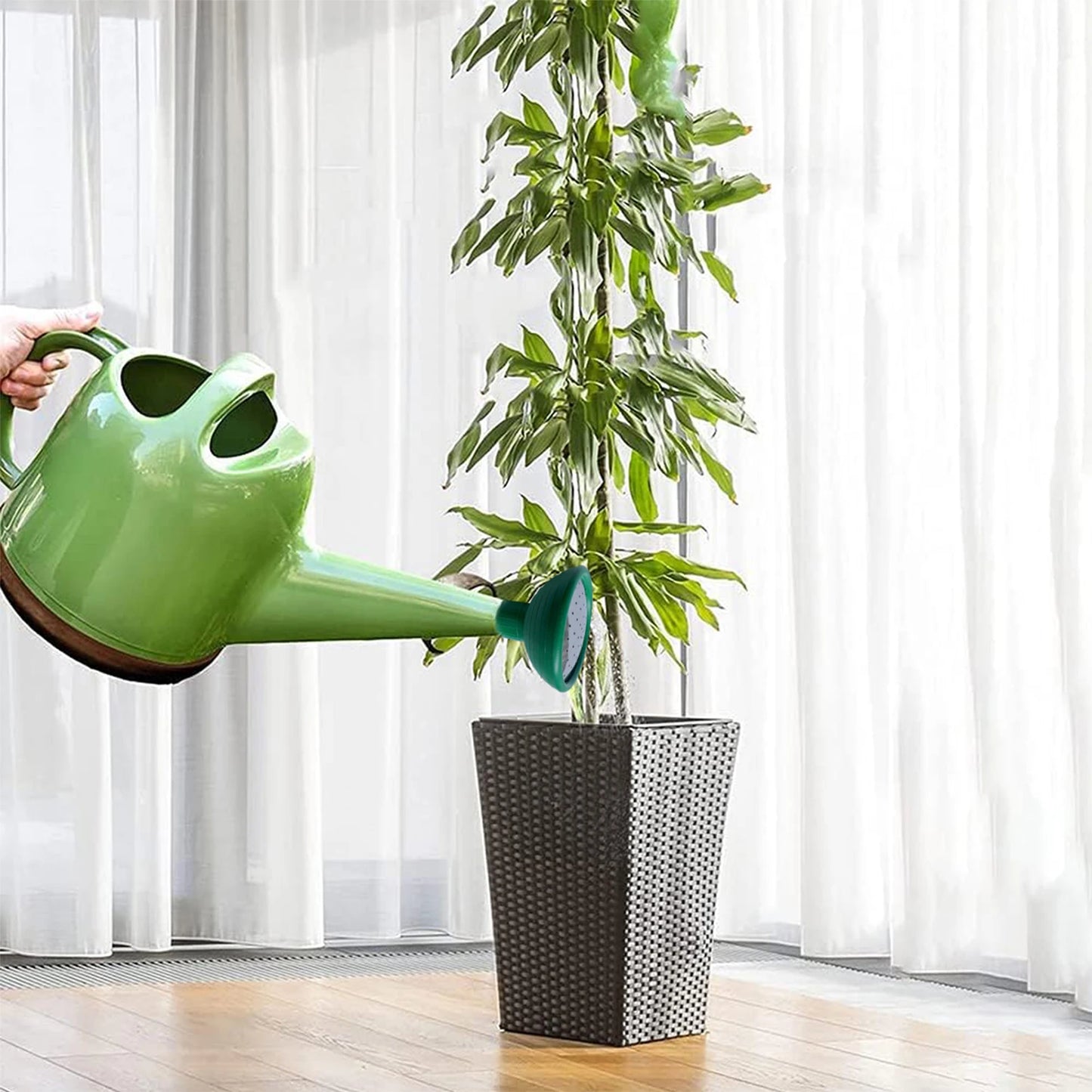 Garden Watering Can Rose Head Nozzle – Universal Replacement Flower Shower Sprinkler for Plants, Garden Irrigation Sprinkler Attachment for Gentle Watering