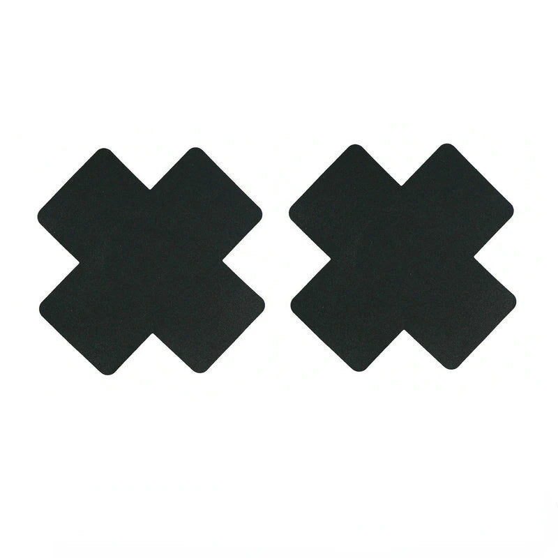 Women’s Disposable Adhesive Nipple Covers - Invisible Chest Petals and Cross-Shaped Pasties in 7 Colors