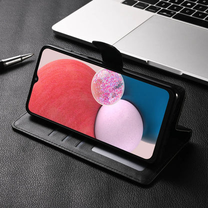Samsung Galaxy Leather Flip Wallet Case - Protective Cover with Card Holder