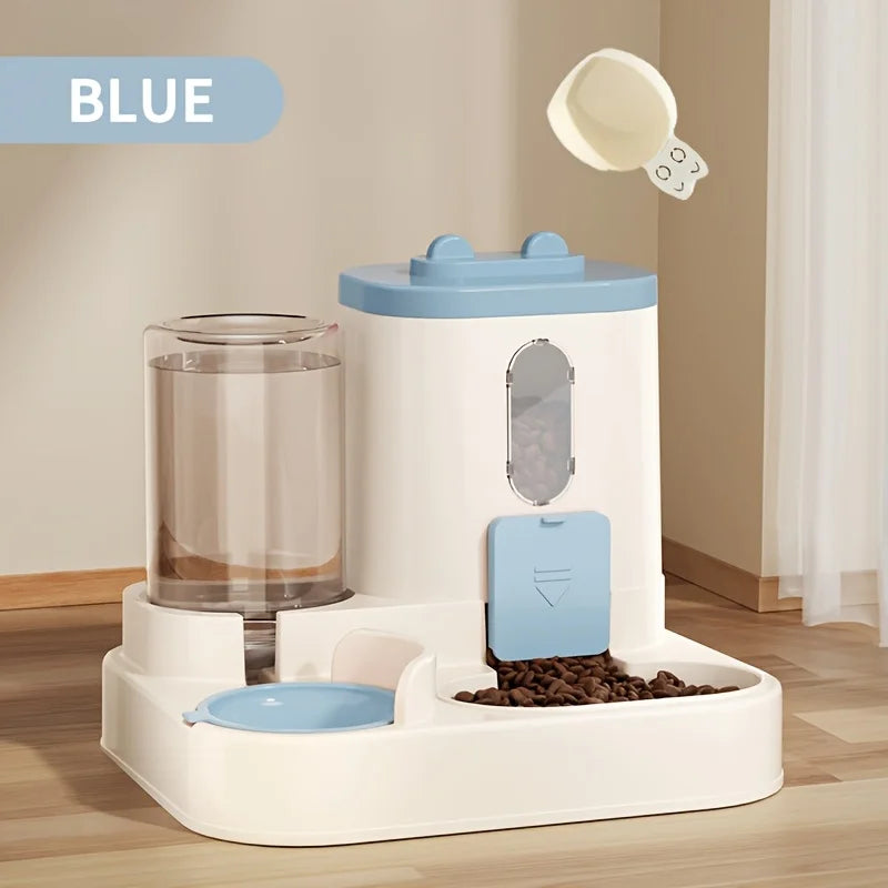 2-in-1 Cat Food and Water Feeder – Fully Automatic Pet Dispenser