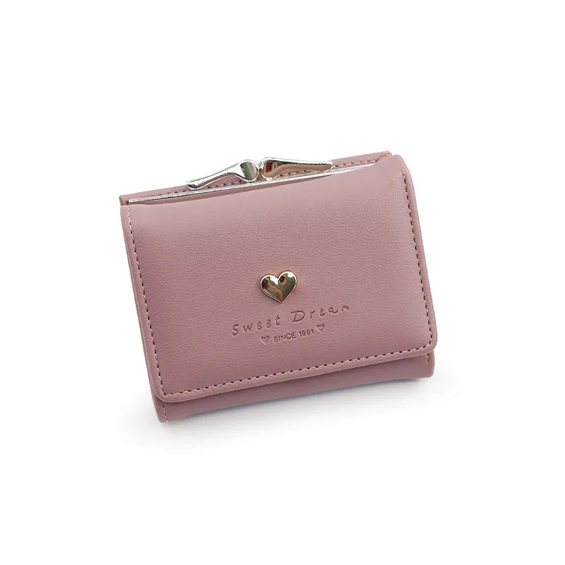 New Mini Short Women’s Wallet – High-Quality Luxury Coin Pocket, Card & Photo Holder, Cute Purse for Girls