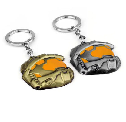 Spartan Assault Mask Keychain — Car Keyring Ornament, Decorative Accessory & Gift for Fans