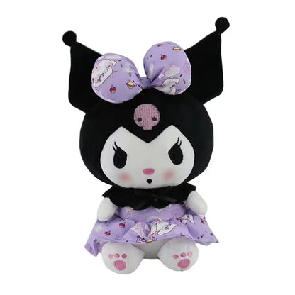 Sanrio Strawberry Kuromi Plush Pillow – Soft Stuffed Animal Toy & Doll Gift for Girls (Strawberry Melody)