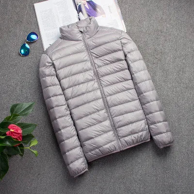 Men's Autumn & Winter Down Jacket – Fashion Hooded Slim Fit, Super Light & Warm Coat