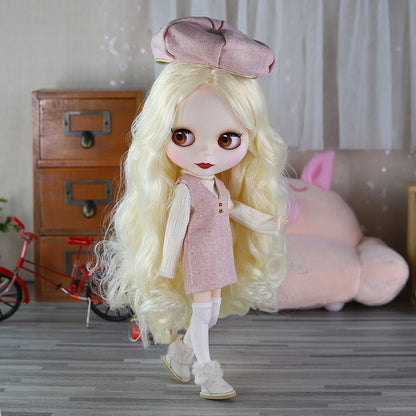 ICY DBS Blythe Doll 1/6 BJD – 30cm Joint Body Set with Random Eyes, Anime Girl Toy Gift
