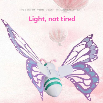 Electric Butterfly Fairy Wings with Lights — Moving Elf Angel Wings for Kids Cosplay & Dress Up