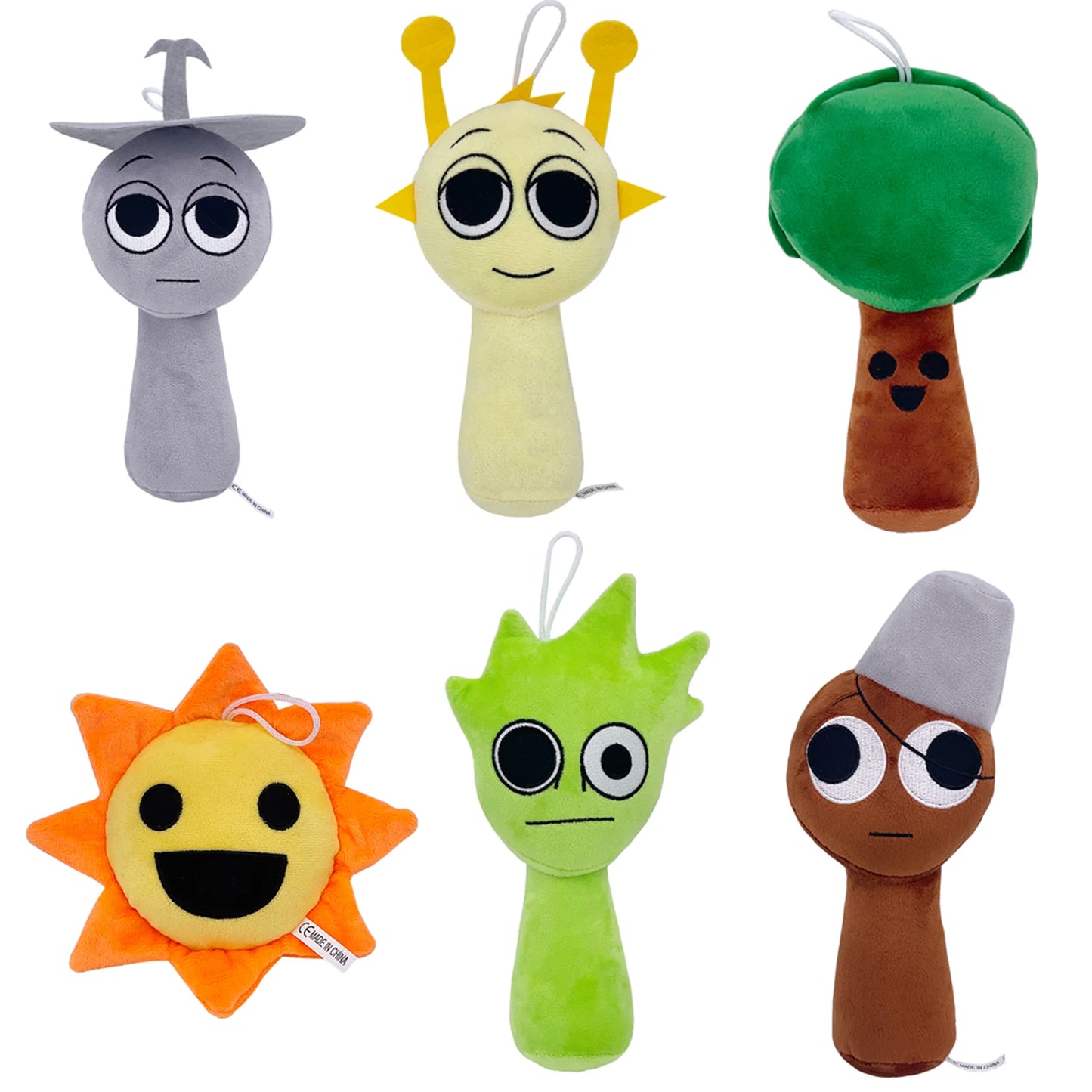 Sprunki Plush Toys – Cute Horror Game Cartoon Soft Stuffed Pillow for Kids, Birthday & Christmas Gift